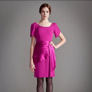 Temperley London Pink Designer Barbiecore Cocktail Dress $595